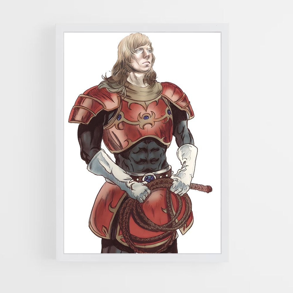 Poster Simon belmont – affiche Castlevania (vue 3)
